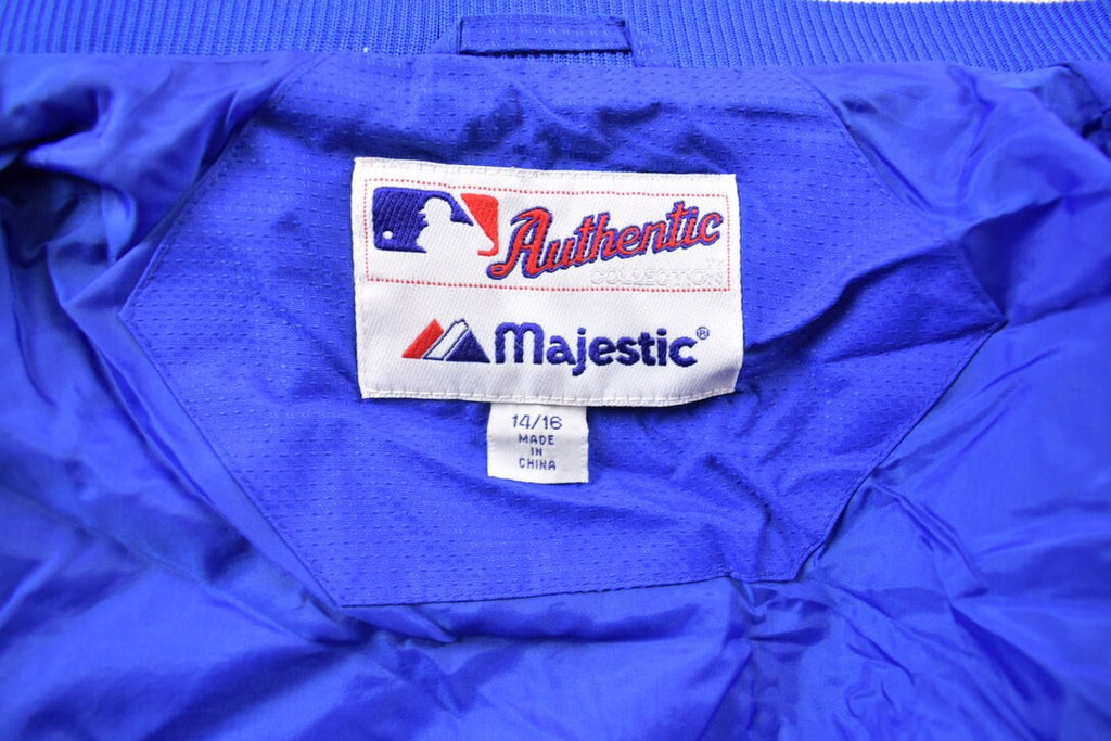 Vintage 1990s Chicago Cubs MLB Majestic Windbreaker Baseball Sportswear