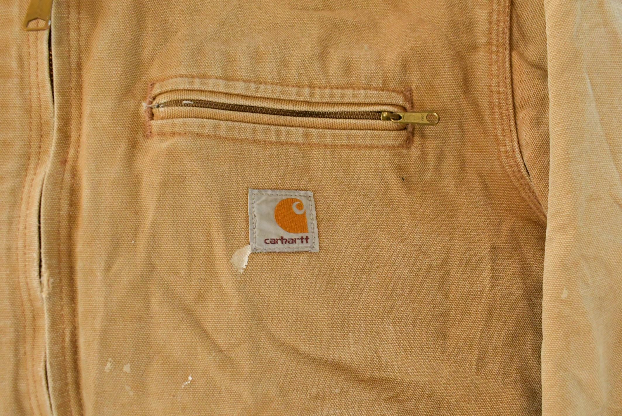 Vintage 1990s Carhartt Detroit Jacket Blanket Lined Men's Large