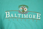 Vintage 1990s Baltimore Maryland Graphic Print Crewneck Sweatshirt Mens L