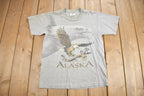 Vintage 1990s Alaska Bald Eagle Graphic T-Shirt