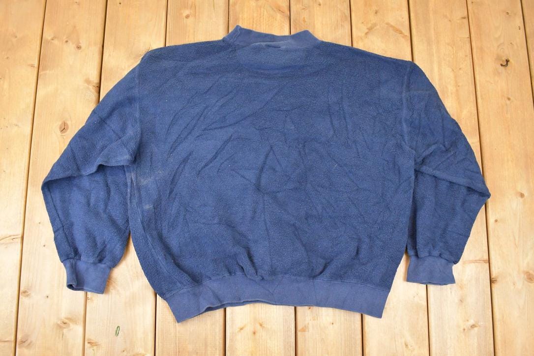 Vintage 1990s Breckenridge Colorado Embroidered Mountains Crewneck Sweatshirt Mens L