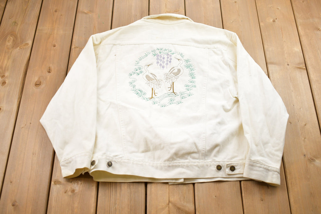 Vintage 1980s The London Jean Denim Jean Jacket