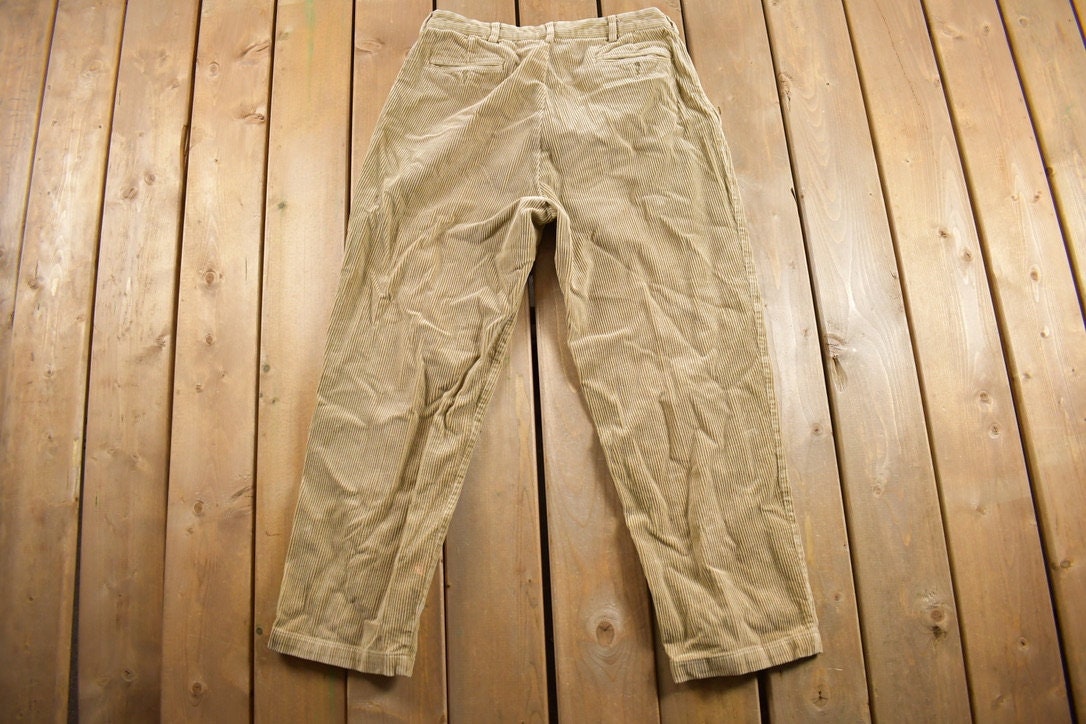 Vintage 1990's Polo Ralph Lauren Corduroy Trousers 32 x 28