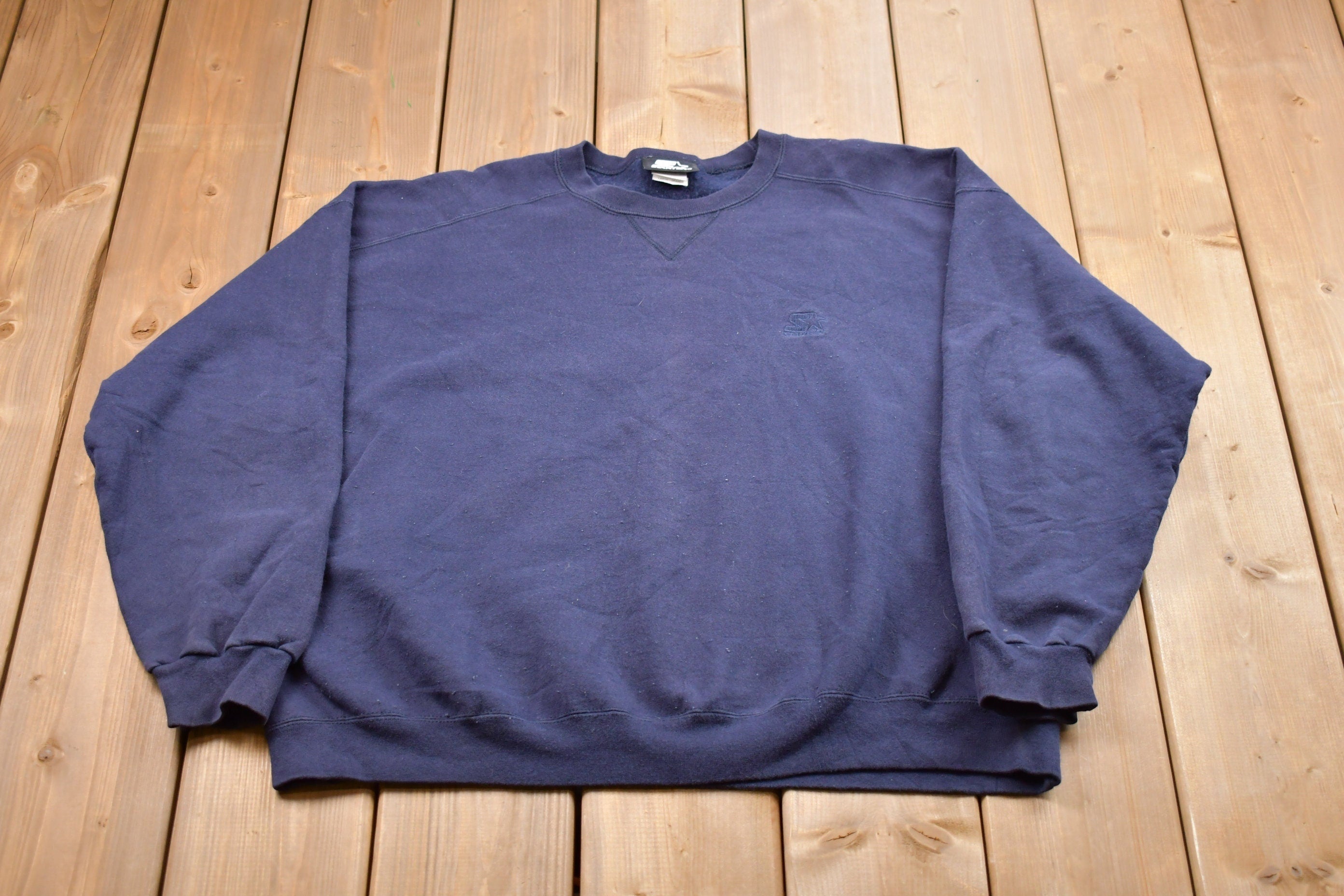 Vintage 1990s Starter Embroidered Crewneck Sweatshirt