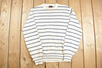 Vintage 1980s Robert Bruce Striped Knit Crewneck Sweater