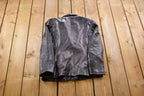 Vintage 1990s MLC Leather Blazer Jacket