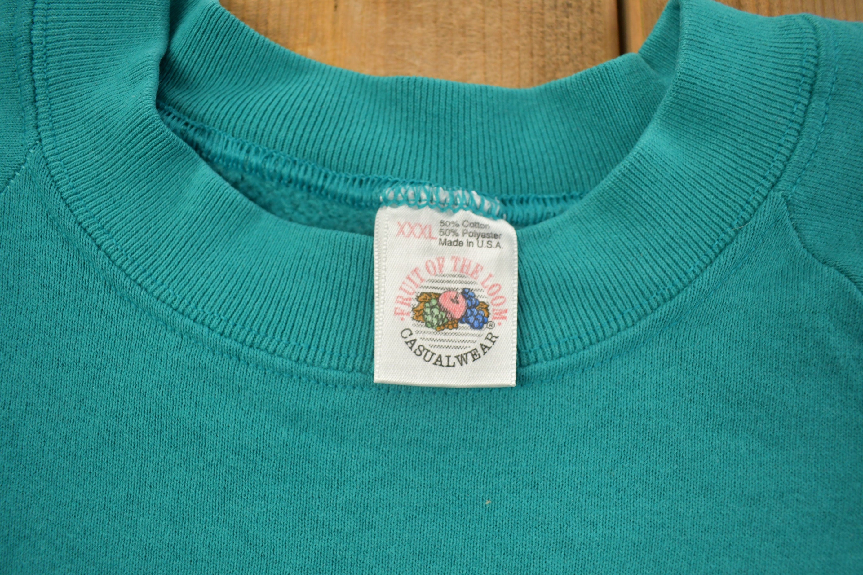 Vintage 1990s Fruit Of The Loom Blank Crewneck Sweatshirt