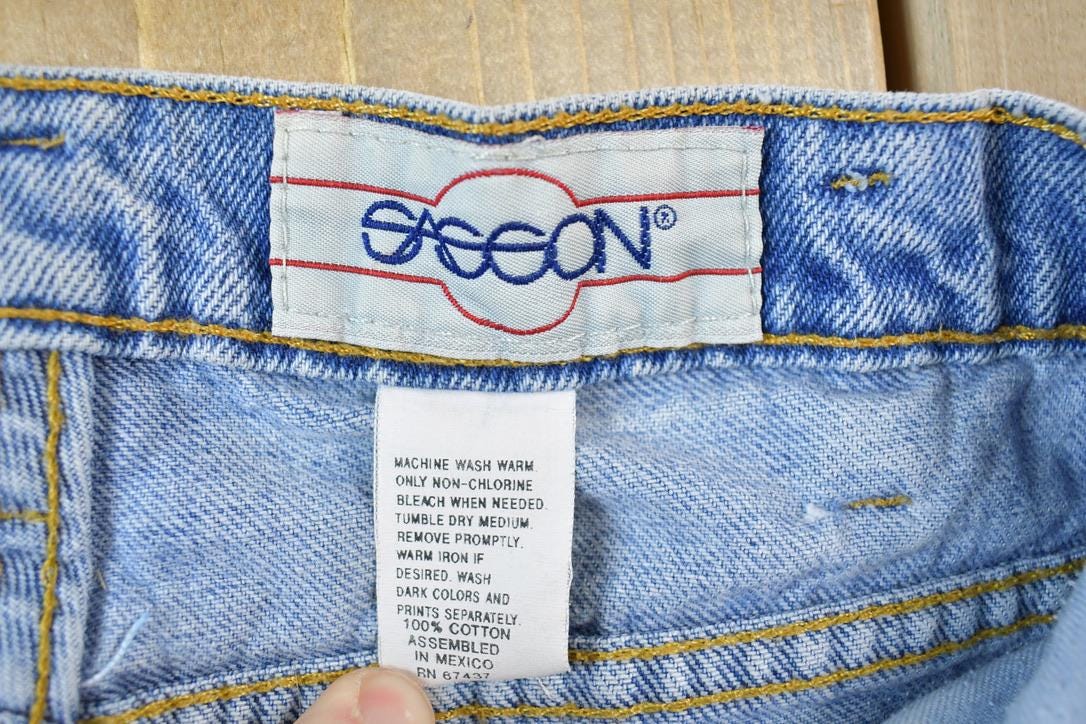 Vintage 1990s Sasson Denim Jeans Size 26 x 28