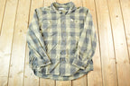 Vintage Y2K Carhartt Plaid Button Up Shirt Mens L