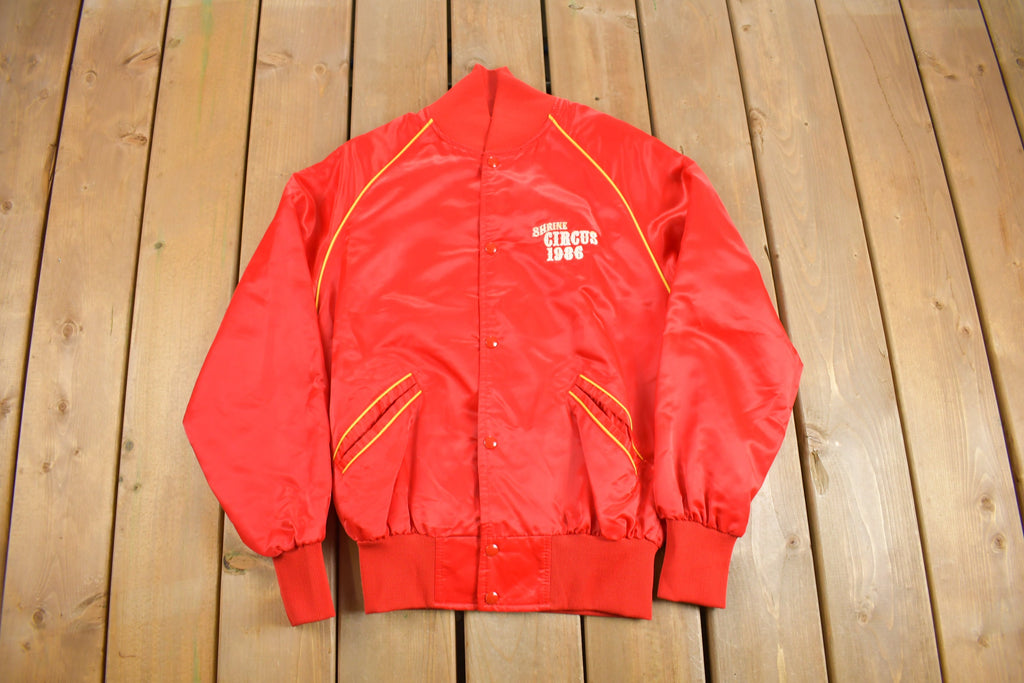 Vintage 1986 Shrine Circus Satin Jacket