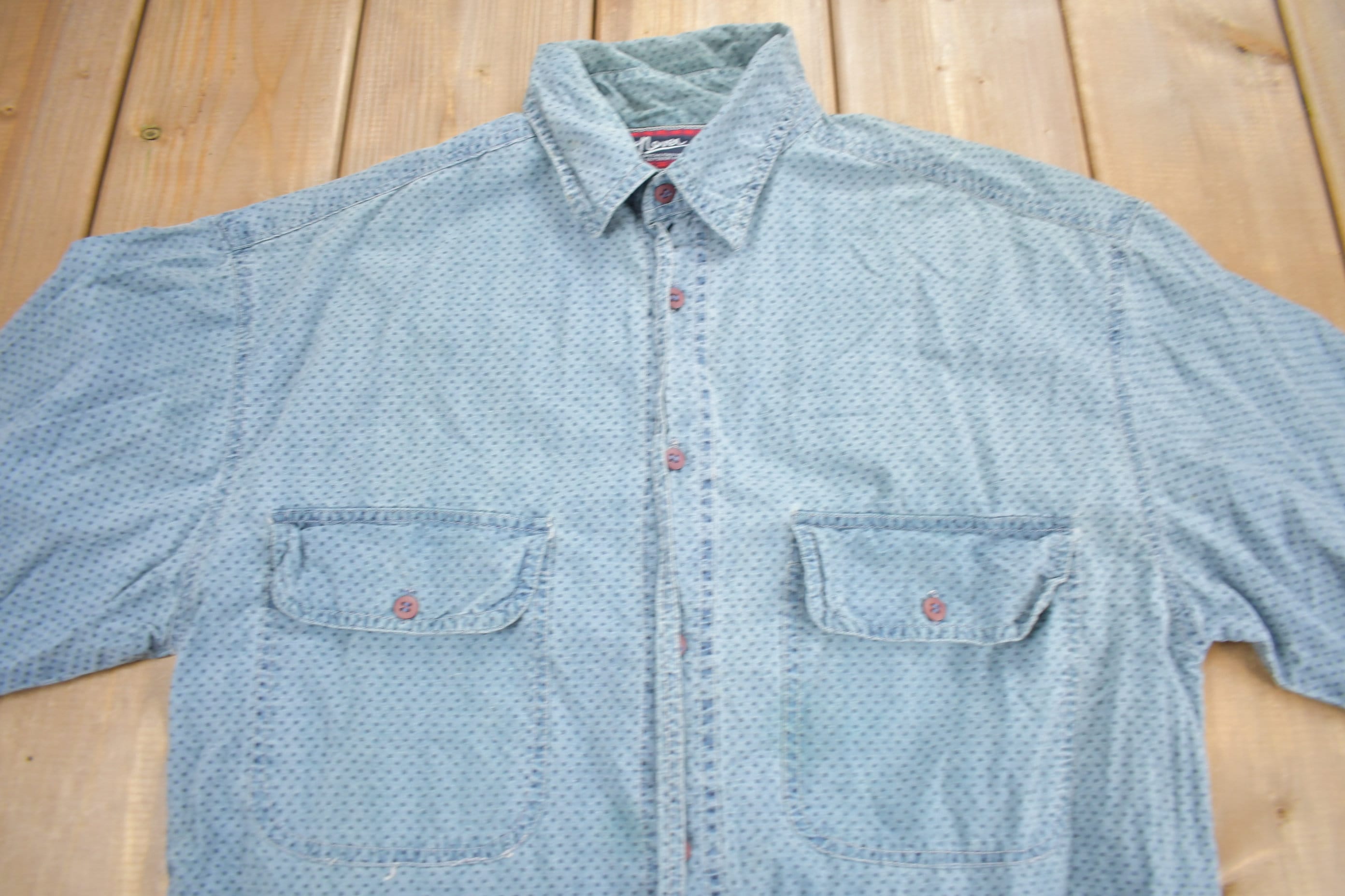 Vintage 1990s Cover Dotted Button Up Shirt