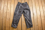 Vintage 1980's Bagatelle Leather Pants 27 x 25