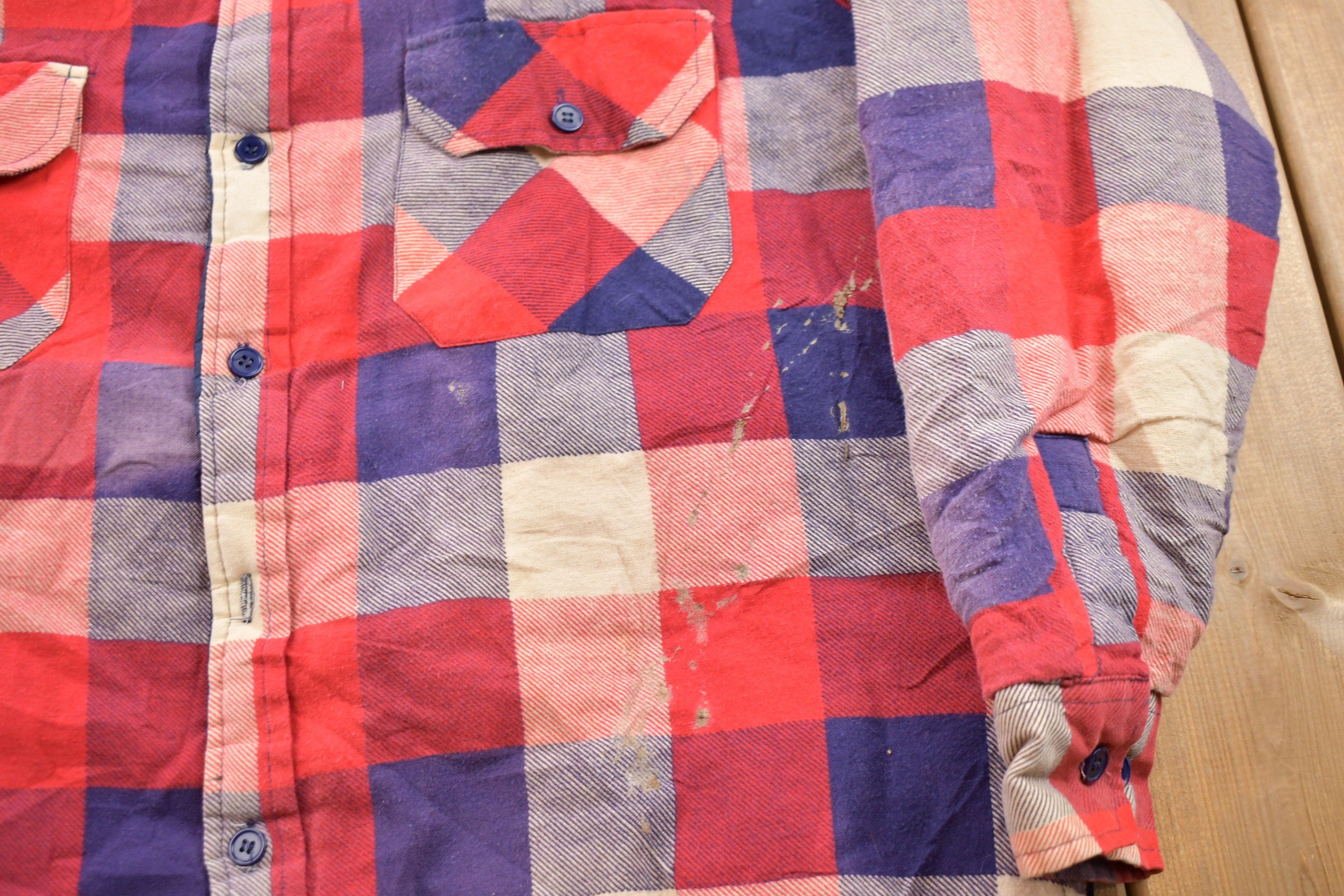 Vintage 1990s Big Yank Plaid Button Up Shirt