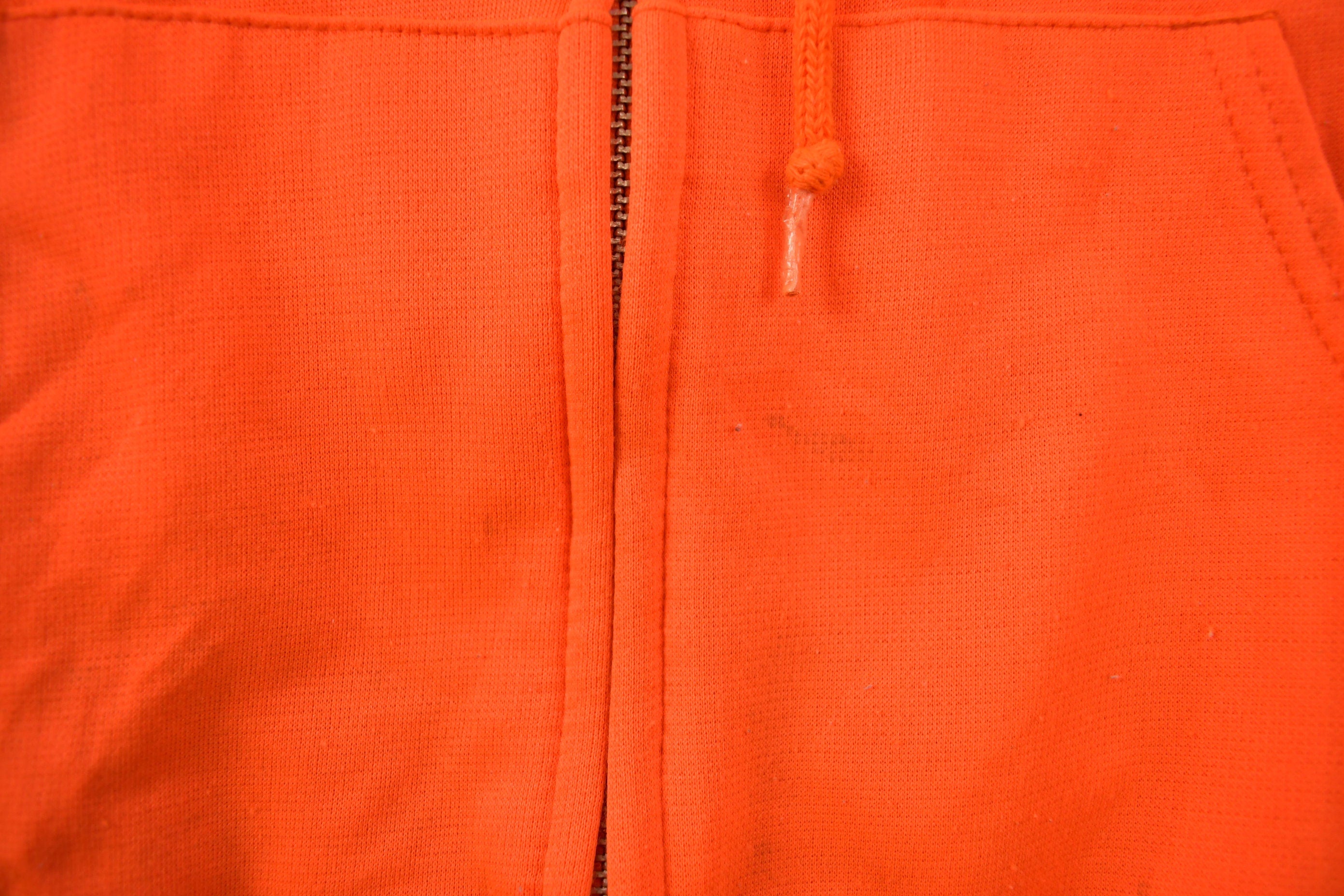 Vintage 1990s Neon Orange Bassett-Walker Hoodie