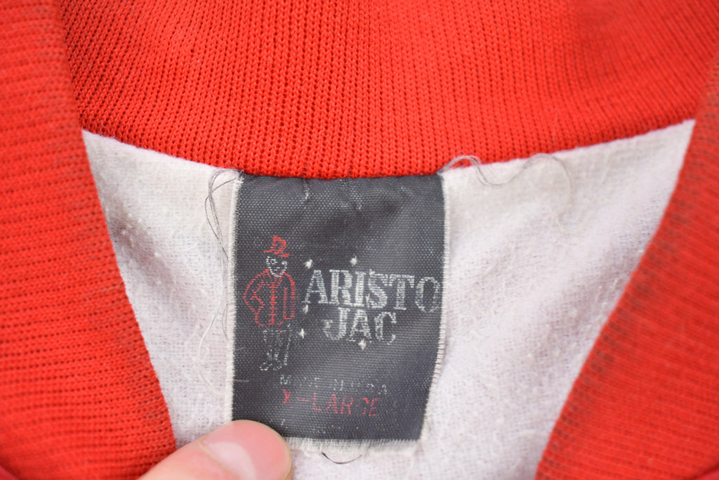 Vintage 1990s Sailing Centre Satin Bomber Jacket