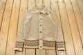 Vintage 1980s Tundra Wool Knit Cardigan Sweater Men's Medium