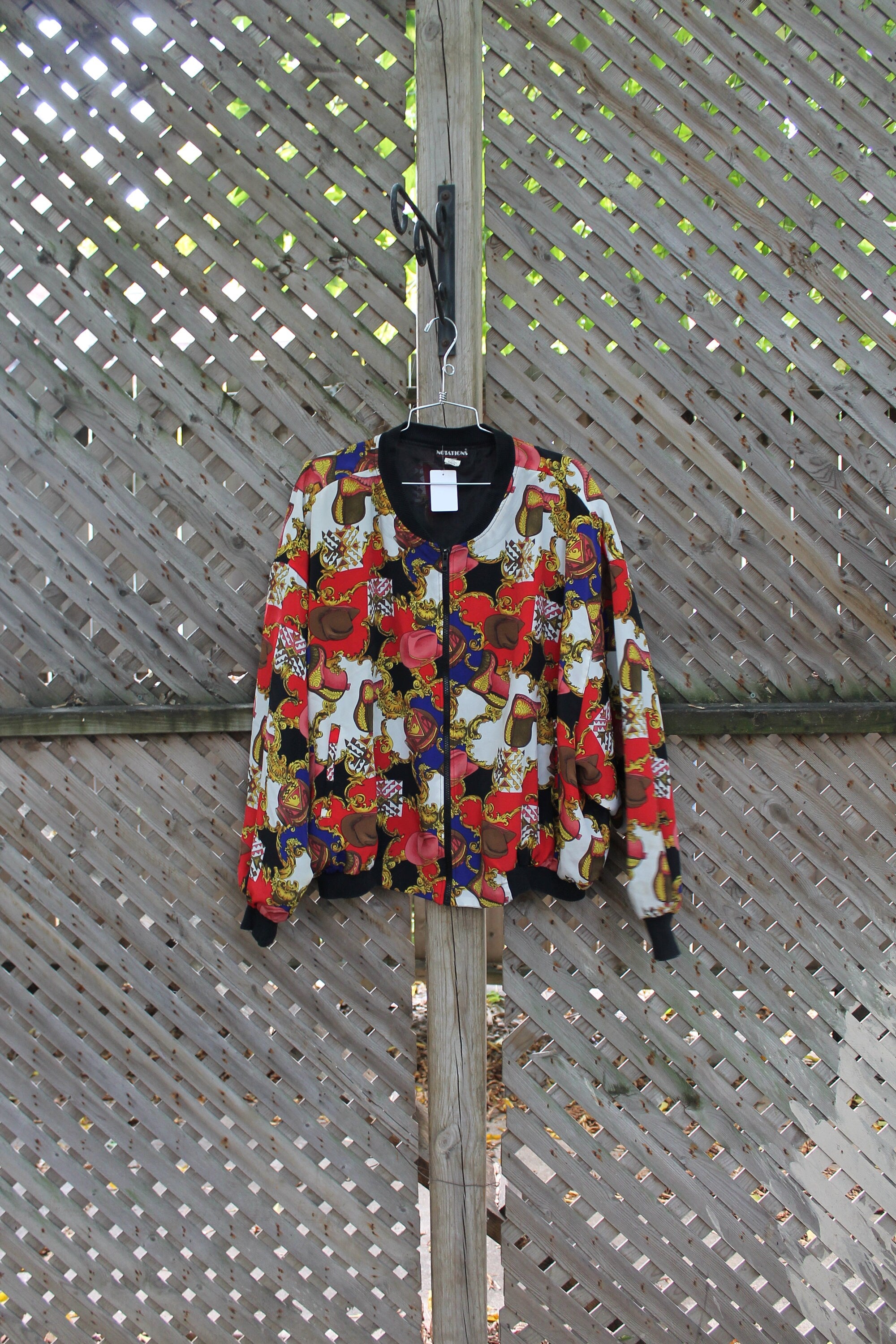 Vintage 1990s All Over Print Windbreaker