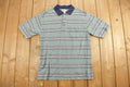 Vintage 1990s Grand Slam Patterned Button Up Collar Pocket Shirt