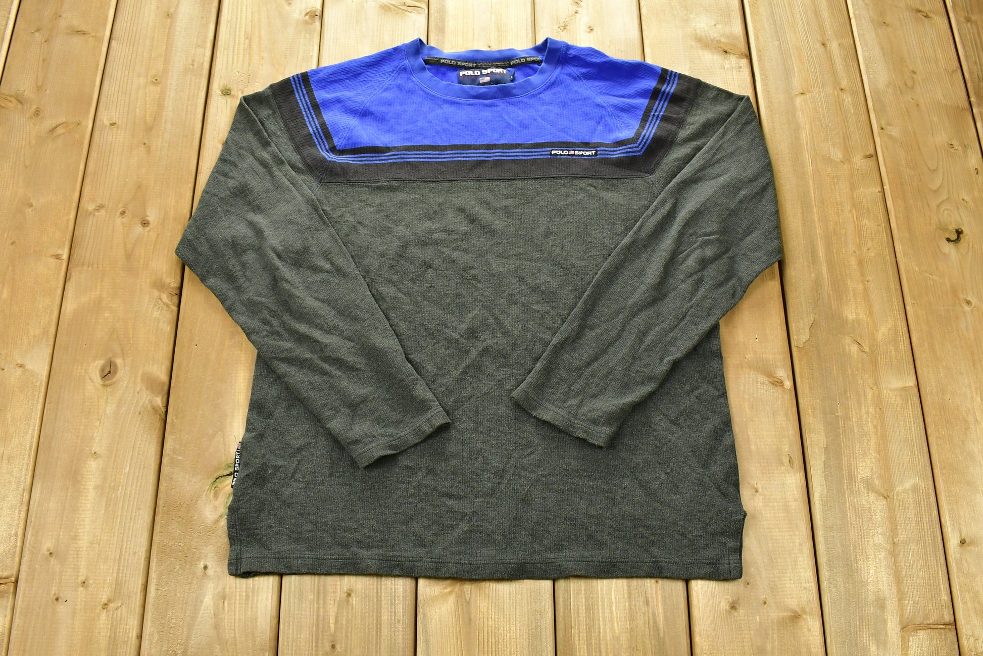 Vintage 1990s Polo Sport Ralph Lauren Embroidered Crewneck Sweatshirt