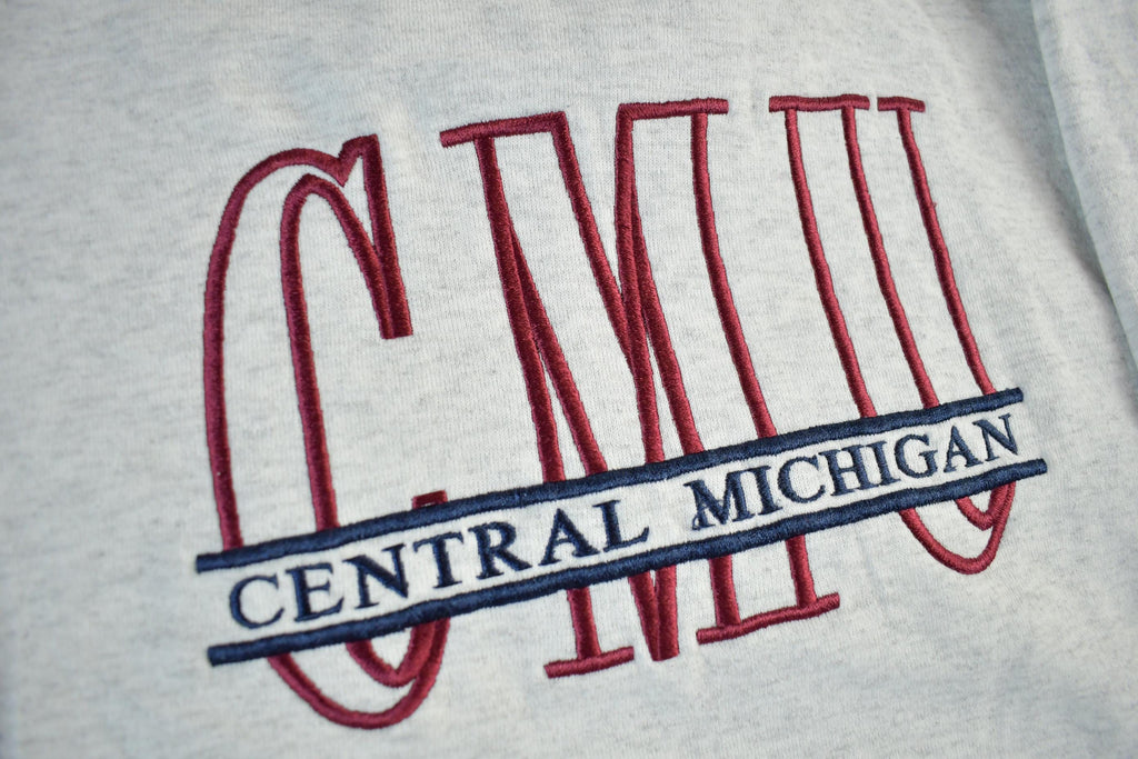 Vintage 1990s Central Michigan University University Crewneck Mens Large