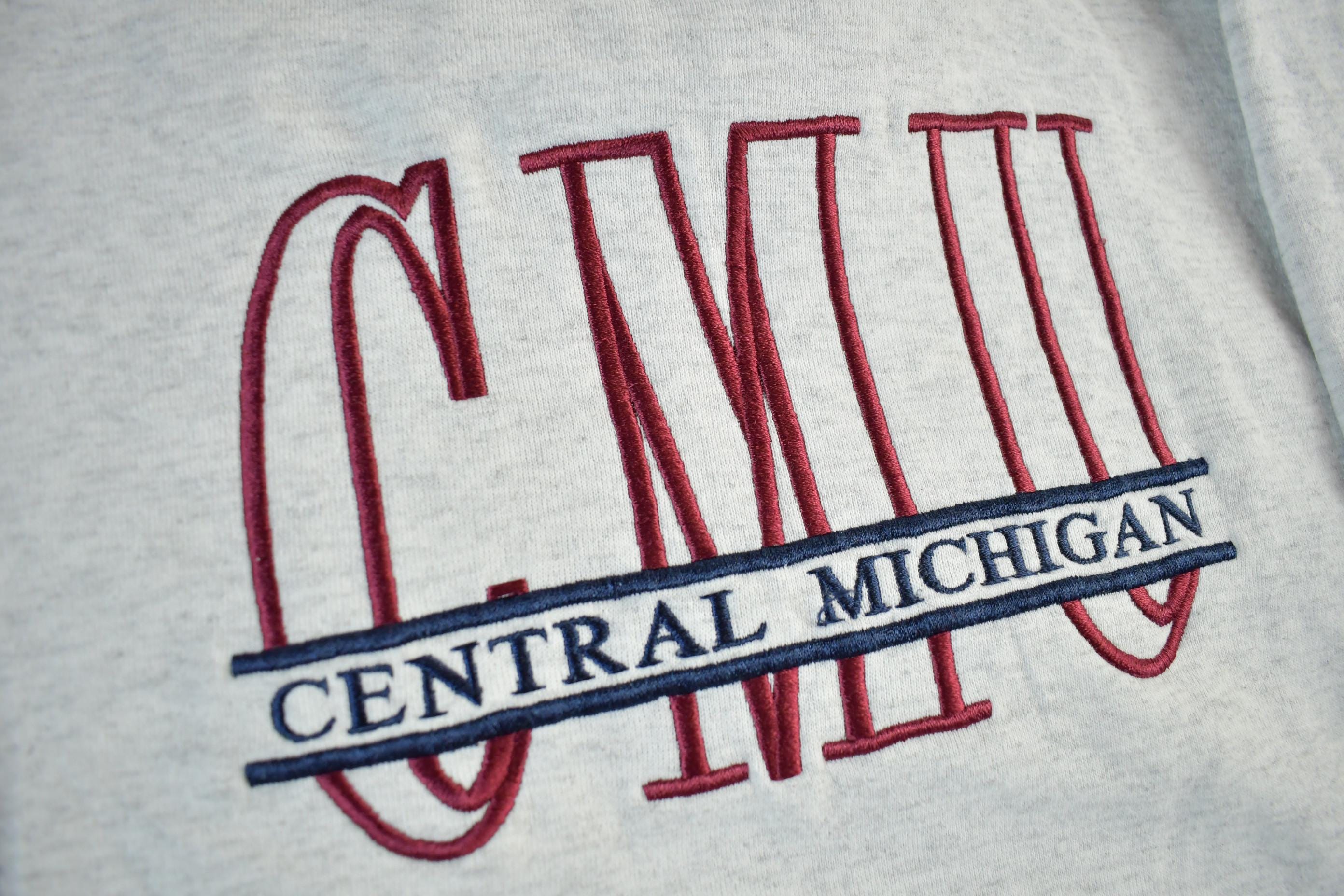 Vintage 1990s Central Michigan University University Crewneck Mens Large