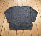 Vintage 1990s Pony Club Knit Crewneck Sweater Made In USA