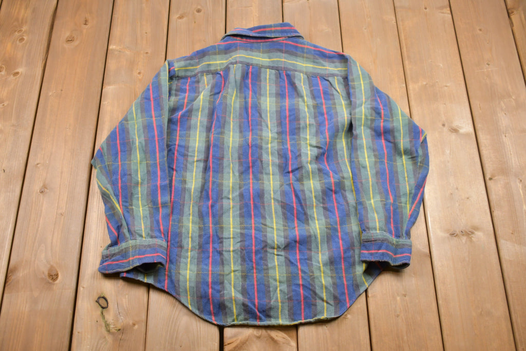 Vintage 1990s JC Penny Plaid Button Up Shirt