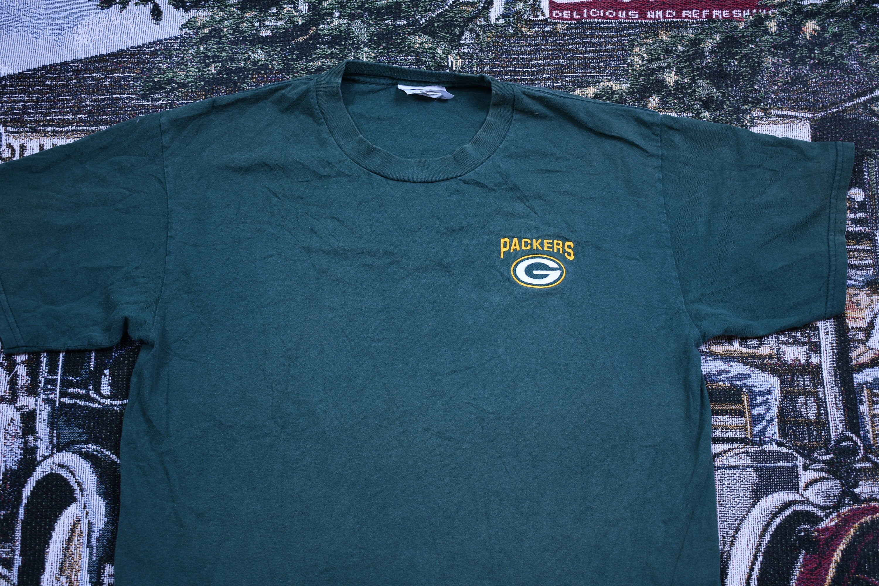 Vintage 1990s Green Bay Packers NFL Embroidered t Shirt