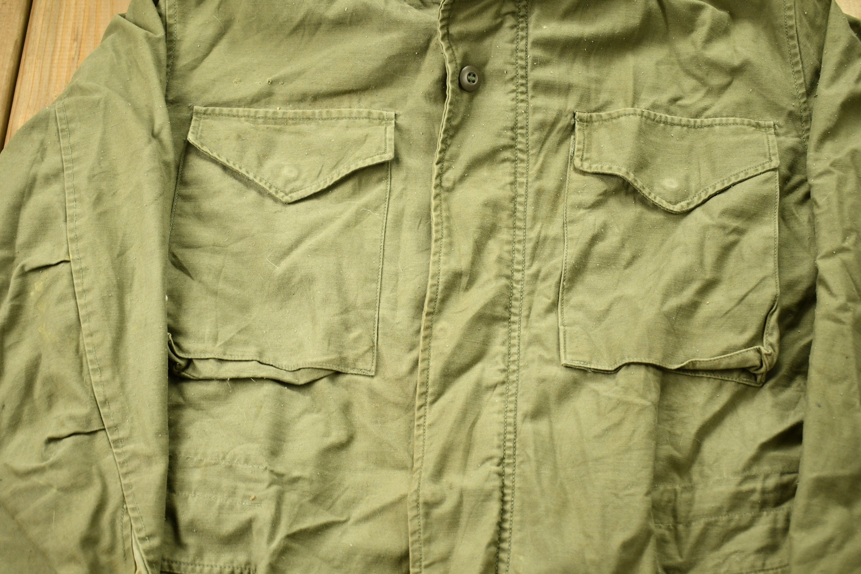 Vintage 1980s Military Field Jacket