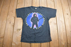 Vintage 1990 Joe Satriani Flying In A Blue Dream Tour Band T-shirt