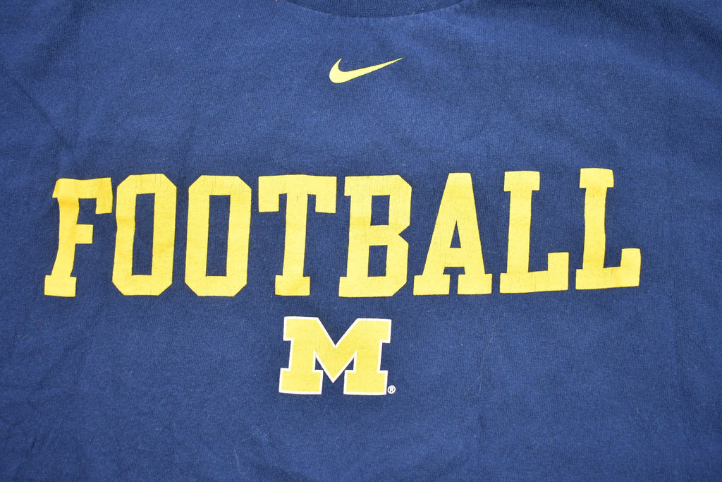 Vintage 1990s University of Michigan Wolverines Football Collegiate T-Shirt