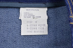 Vintage 1980s Jean Vest Button Up