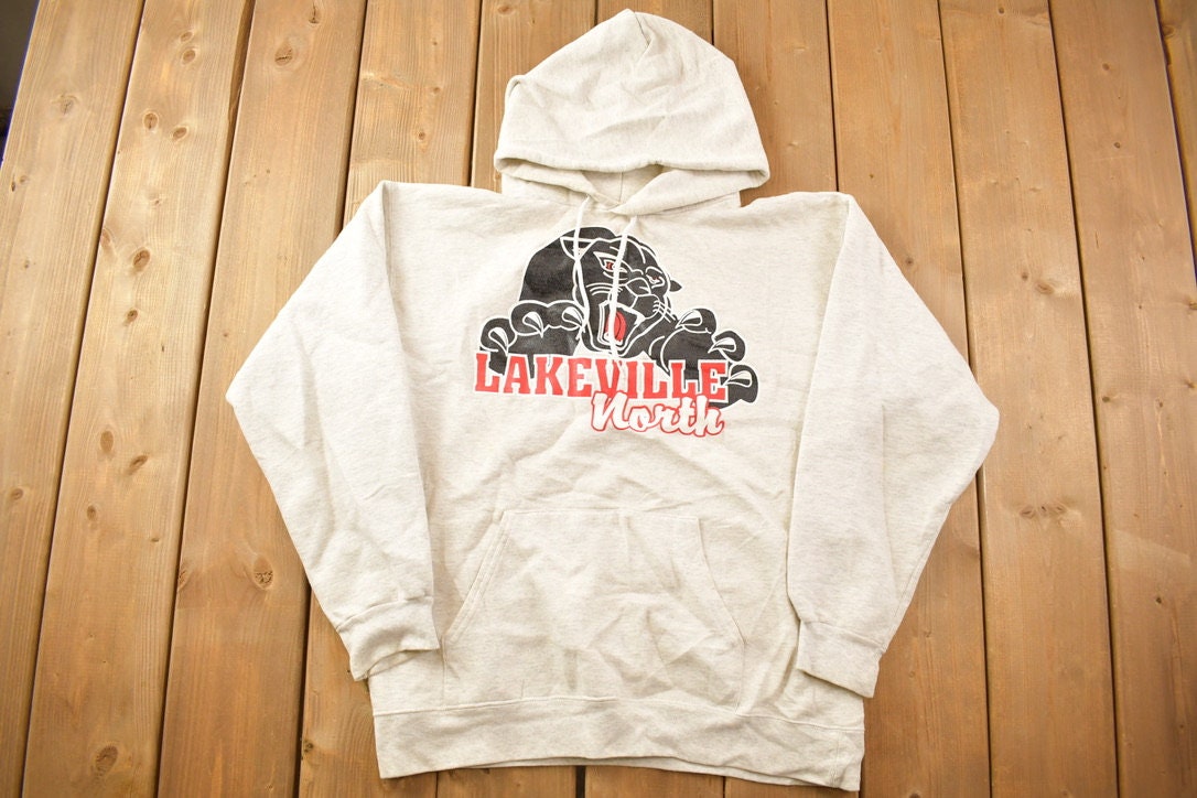 Vintage 1990s Lakeville North High School Panthers Graphic Hoodie