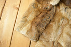 Vintage 1960s Henry Furs Rabbit Fur Full Length Coat Men's Small