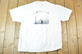 Vintage 1990s Chicago Skyline Embroidered Souvenir T-Shirt Mens L