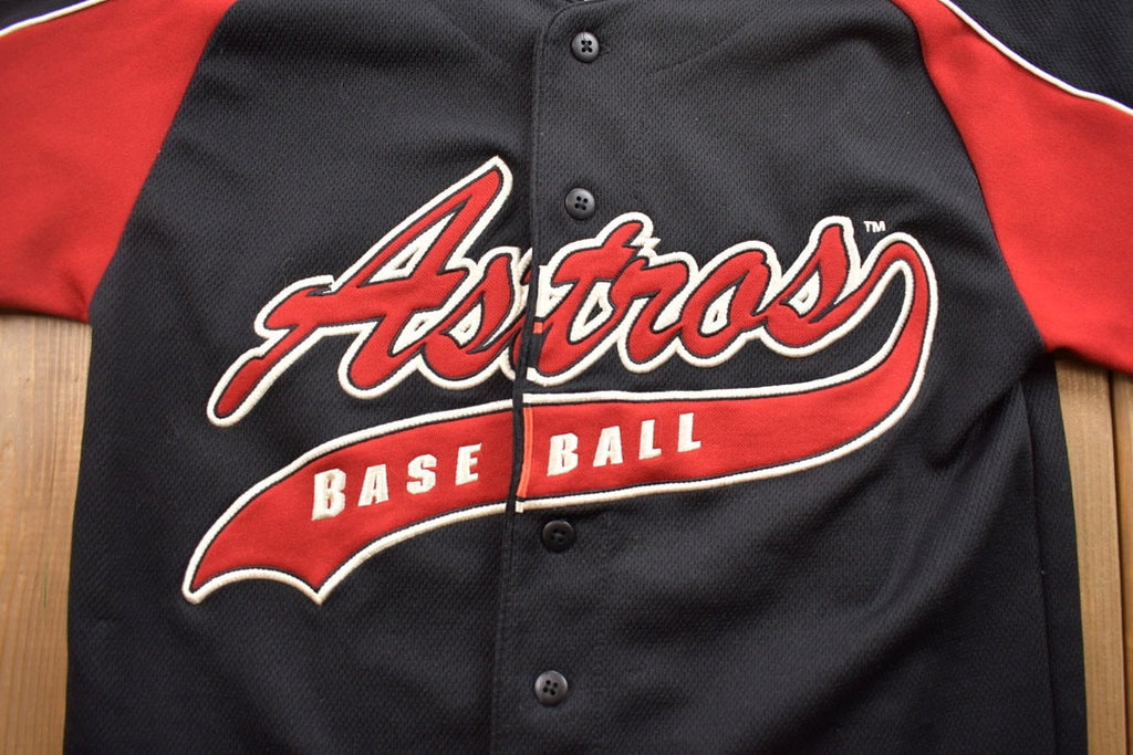Vintage 1990s Astros Button Up MLB Baseball Jersey