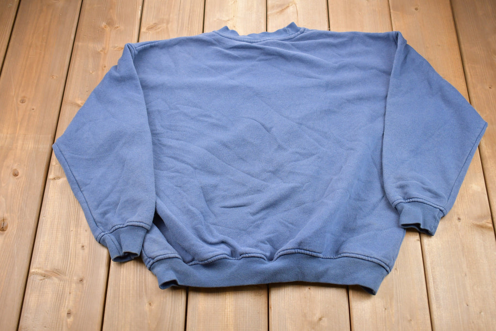 Vintage 1980s Cute Cat Embroidered Crewneck
