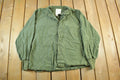 Vintage 1976 Army OG-107 Military Sateen Shirt Men's Large