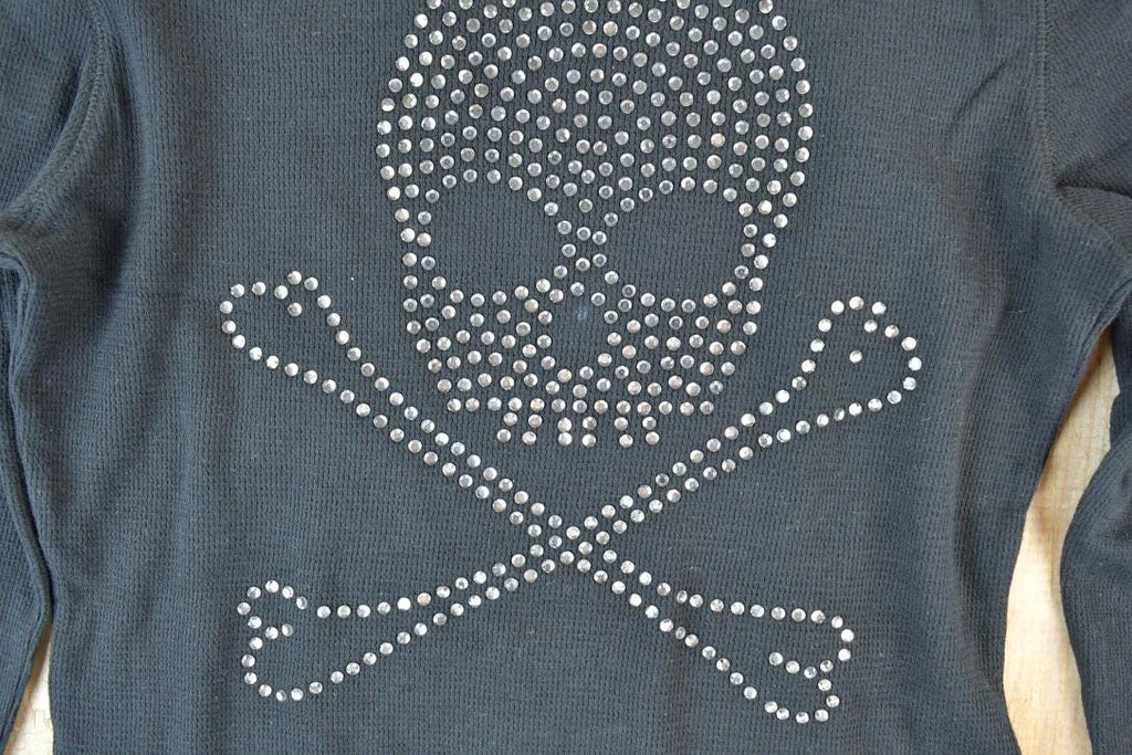 Deadstock Y2K Vintage Vigoss Gold Bedazzled Rock T-Shirt