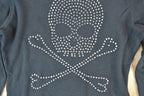 Deadstock Y2K Vintage Vigoss Gold Bedazzled Rock T-Shirt