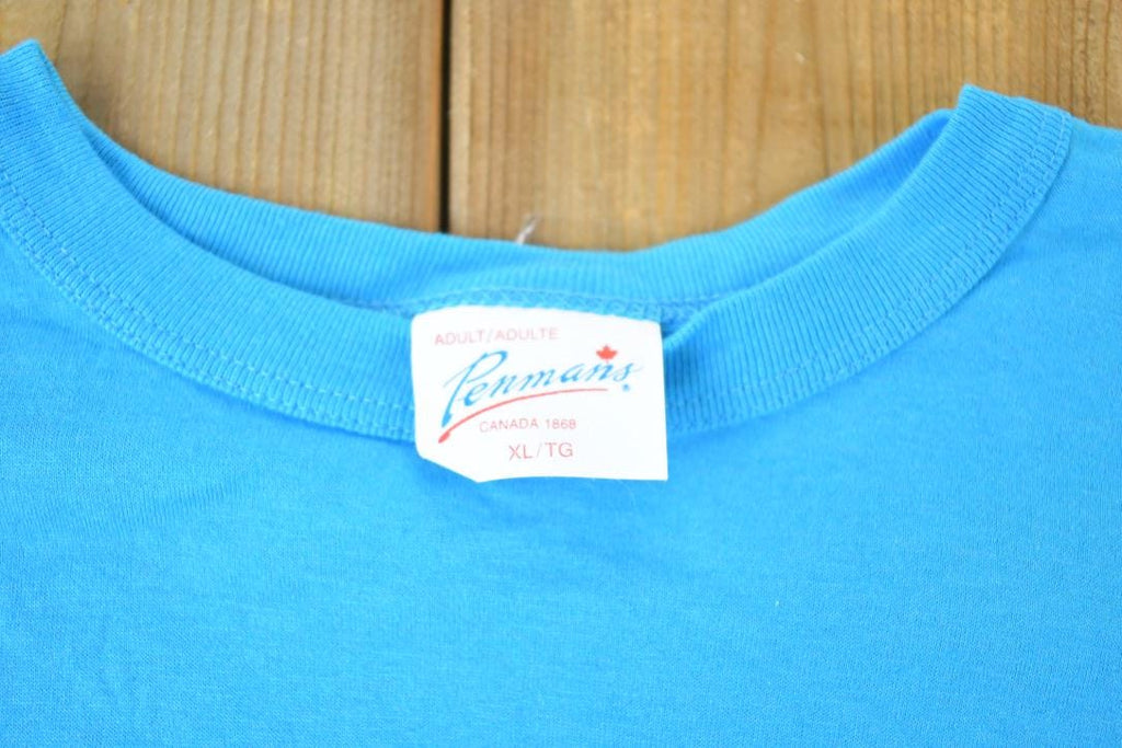 Vintage 1980s Deadstock Penmans Babcock and Wilcox Soccer Souvenir Single Stitch Graphic Print T-Shirt Made In USA