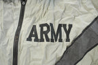 Vintage 1990s Army Fitness Windbreaker Jacket Men's Large Long