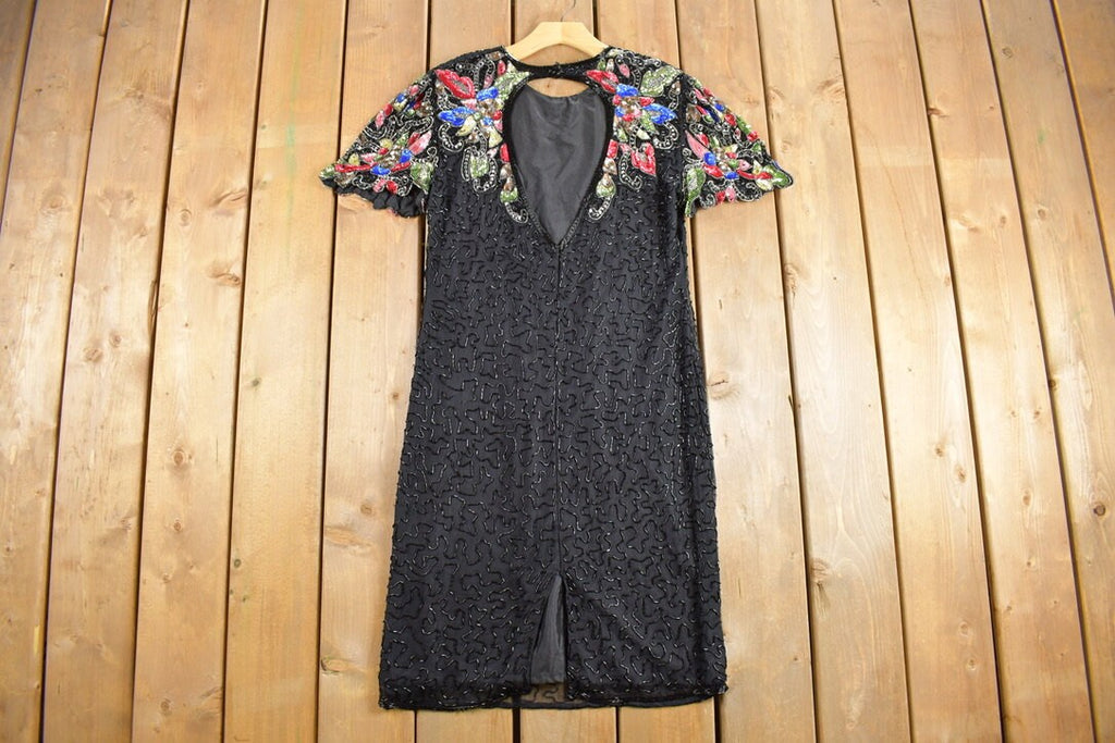 Vintage 1960s Rhinestone Dress