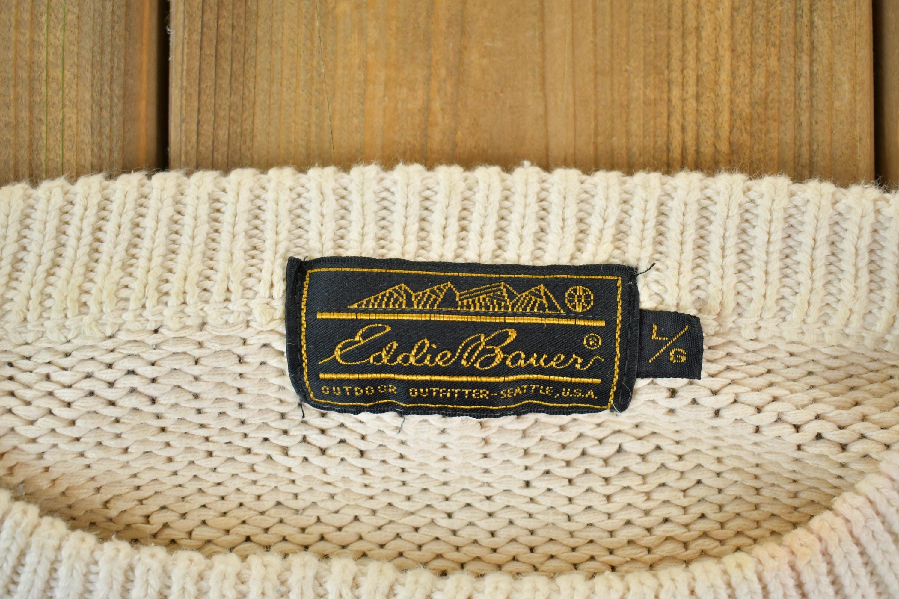 Vintage 1990s Eddie Bauer Knit Crewneck Sweater