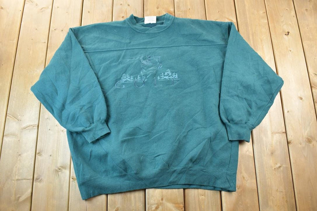 Vintage 1990s Golfing Lee Sport Heavyweight Crewneck Sweatshirt