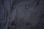 Vintage 1980s Military Full Length Nylon Trench Coat - 44L