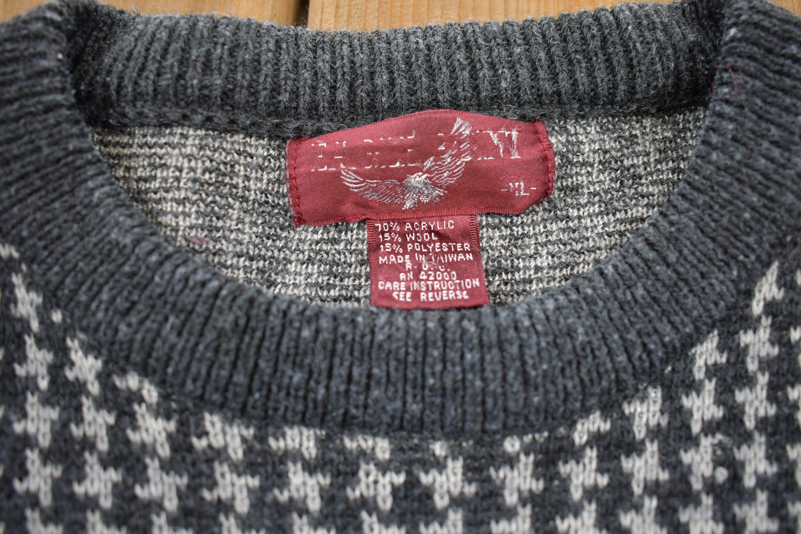 Vintage 1990s Wool Knit Sweater