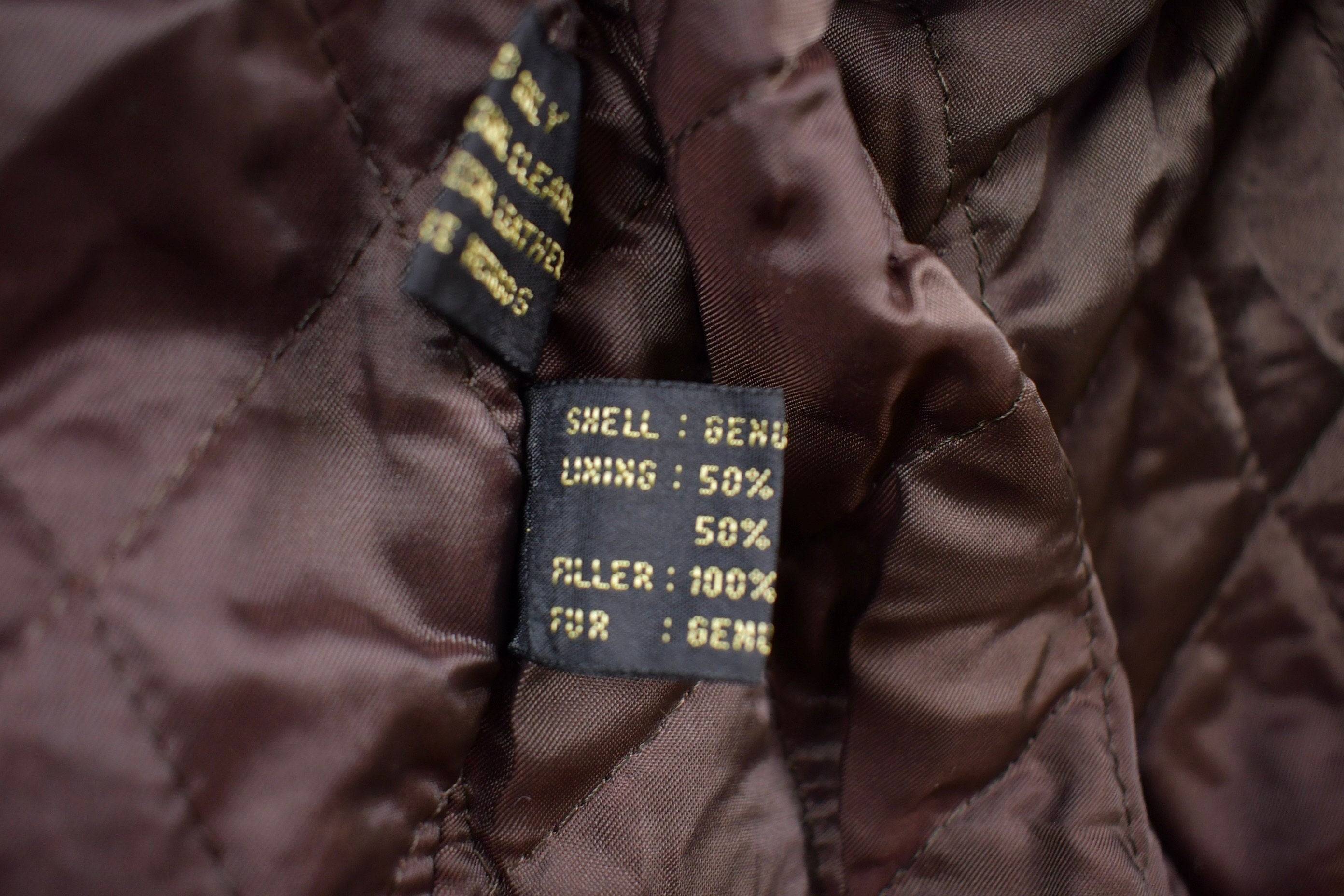 Vintage 1990s Lakeland Brown Leather Jacket