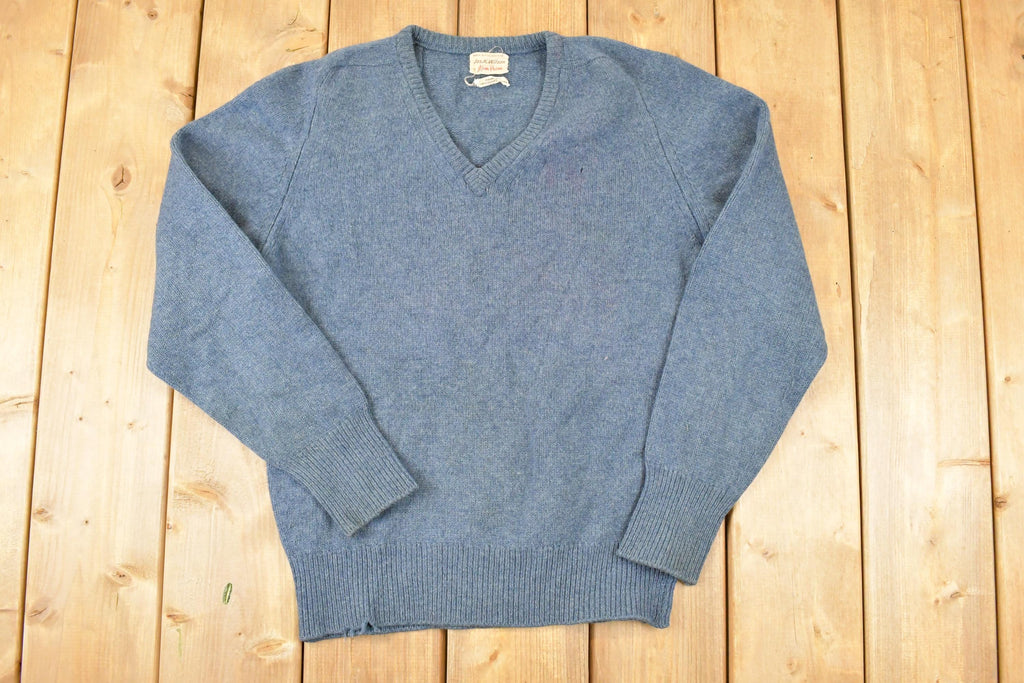 Vintage 1970s Jas K Wilson Alan Paine Knit Cardigan Sweater Mens S