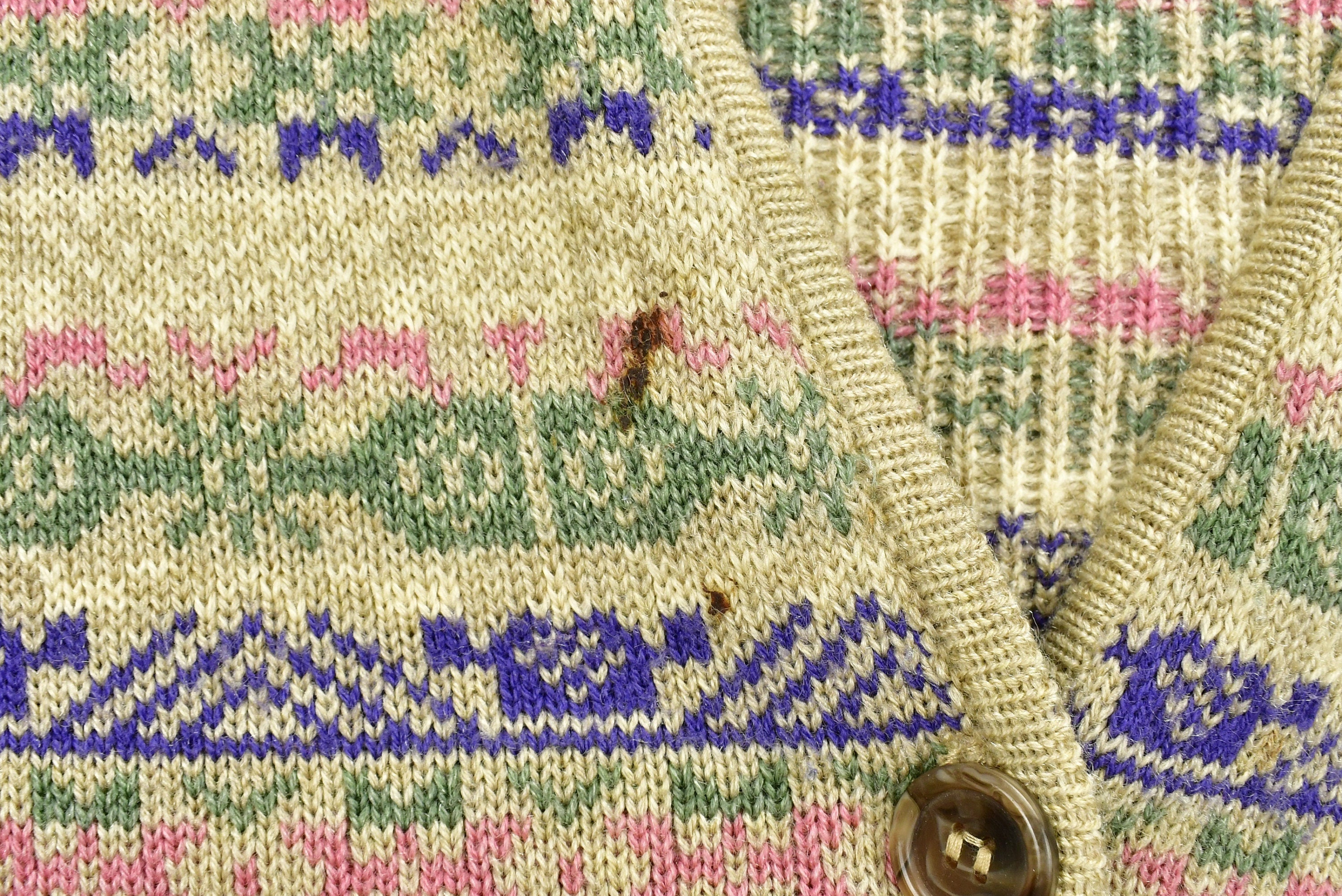 Vintage 90's Colorful Knitted Cardigan Sweater